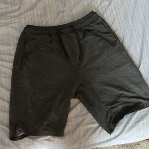 grey jogger type shorts